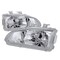 Spec-D Tuning 92-95 Honda Civic Crystal Housing Headlights Chrome LH-CV92-APC - alternate 1